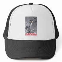 USSR CCCP Cold War Soviet Union Propaganda Posters Trucker Hat