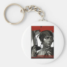 USSR CCCP Cold War Soviet Union Propaganda Posters Key Chain