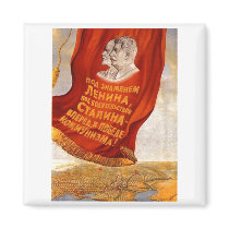 USSR CCCP Cold War Soviet Union Propaganda Posters Fridge Magnet