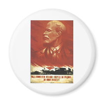 USSR CCCP Cold War Soviet Union Propaganda Posters Refrigerator Magnet