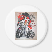 USSR CCCP Cold War Soviet Union Propaganda Posters Refrigerator Magnets