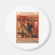 USSR CCCP Cold War Soviet Union Propaganda Posters Magnets