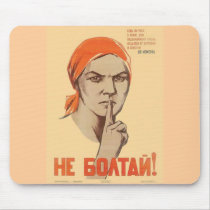 USSR CCCP Cold War Soviet Union Propaganda Posters Mouse Pads