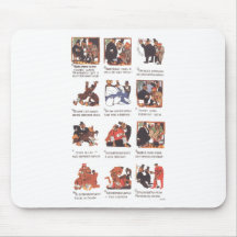 USSR CCCP Cold War Soviet Union Propaganda Posters Mousepad