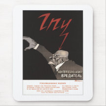 USSR CCCP Cold War Soviet Union Propaganda Posters Mousepads