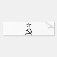 USSR  / CCCP / URSS BUMPER STICKER