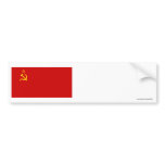 USSR Flag Bumper Stickers