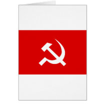 USSR Flag Greeting Cards