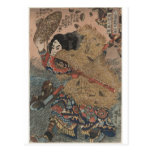 Utagawa Kuniyoshi - Kinhyoshi Yorin woodcut print Postcards