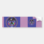 Utah Flag Map Bumper Stickers