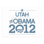 UTAH FOR OBAMA 2012.png Post Card