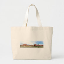 Utah panoramic landscape tote bag