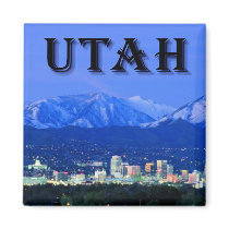 Utah, Salt Lake City Fridge Magnet