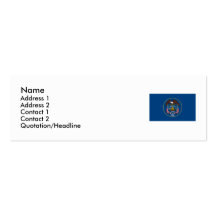 Utah State Flag Business Cards