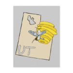 Utah UT Cartoon Map with Bee Hive Cartoon Art Postcards