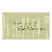Utensil Culinary Chef Business Cards