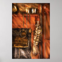 Utensils - Garlic and Spoons Posters