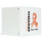 Uterine Cancer Awareness 5 binders
