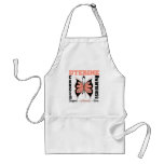 Uterine Cancer Awareness Butterfly aprons