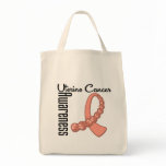 Uterine Cancer Awareness Gemstone Ribbon bags