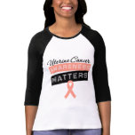 Uterine Cancer Awareness Matters t-shirts