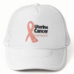Uterine Cancer Awareness Ribbon hats