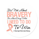Uterine Cancer Battle stickers