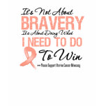 Uterine Cancer Battle t-shirts