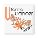 Uterine Cancer BUTTERFLY 3.1 magnets