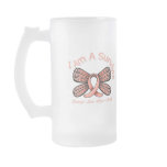Uterine Cancer Butterfly I Am A Survivor mugs