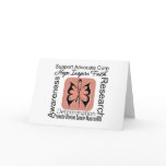 Uterine Cancer Butterfly Inspirations Cards