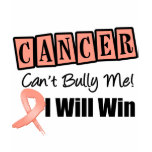 Uterine Cancer Cant Bully Me I Will Win t-shirts