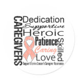 Uterine Cancer Caregivers Collage stickers