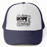 Uterine Cancer Collage of Hope hats