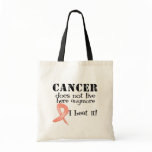 Uterine Cancer Does Not Live Here Anymore bags