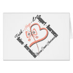 Uterine Cancer Faith Hope Love Butterfly cards