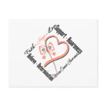 Uterine Cancer Faith Hope Love Butterfly postcards