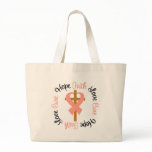 Uterine Cancer Faith Hope Love Cross bags