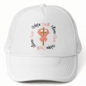 Uterine Cancer Faith Hope Love Cross hats