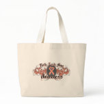 Uterine Cancer Faith Love Hope Deco Heart bags