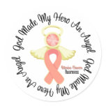 Uterine Cancer God Made My Hero An Angel stickers