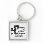 Uterine Cancer Hey You Picked The Wrong Bitch keychains