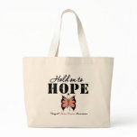 Uterine Cancer Hold On To Hope bags