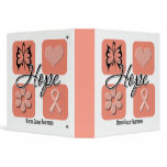Uterine Cancer Hope Awareness Binder