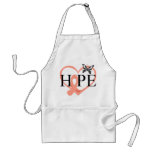 Uterine Cancer Hope Butterfly Heart Décor aprons