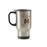 Uterine Cancer Hope Butterfly Ribbon mugs