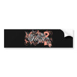 Uterine Cancer Hope Garden Ribbon bumper stickers