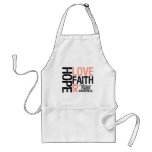 Uterine Cancer Hope Love Faith aprons