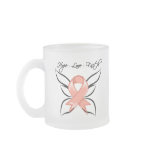 Uterine Cancer Hope Love Faith mugs