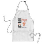 Uterine Cancer Hope Love Faith Prayer Cross aprons